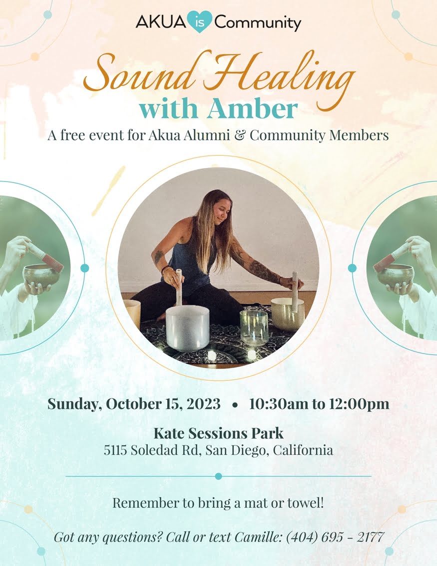Sound Healing with Amber