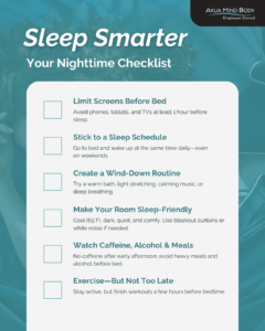 Reclaiming Your Sleep Infgraphic