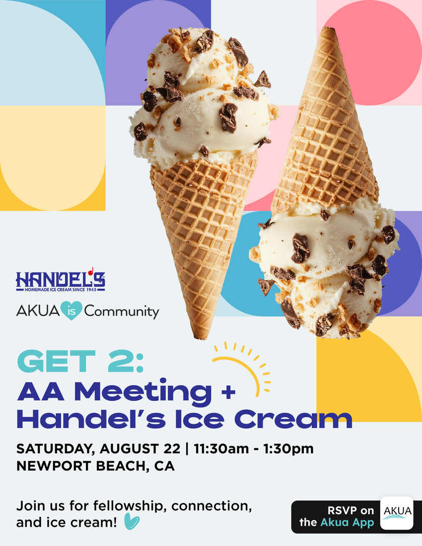 Get 2 AA Meeting Handel's Ice Cream